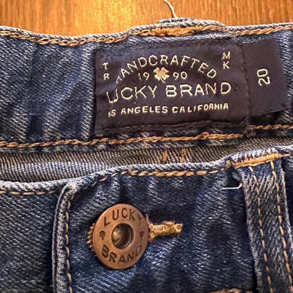 Lucky Brand women’s Authentic Skinny Blue Jeans size 20 - Picture 4 of 7